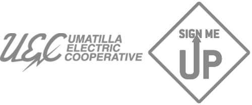 Umatilla Electric Co-op Sign Me Up Logo